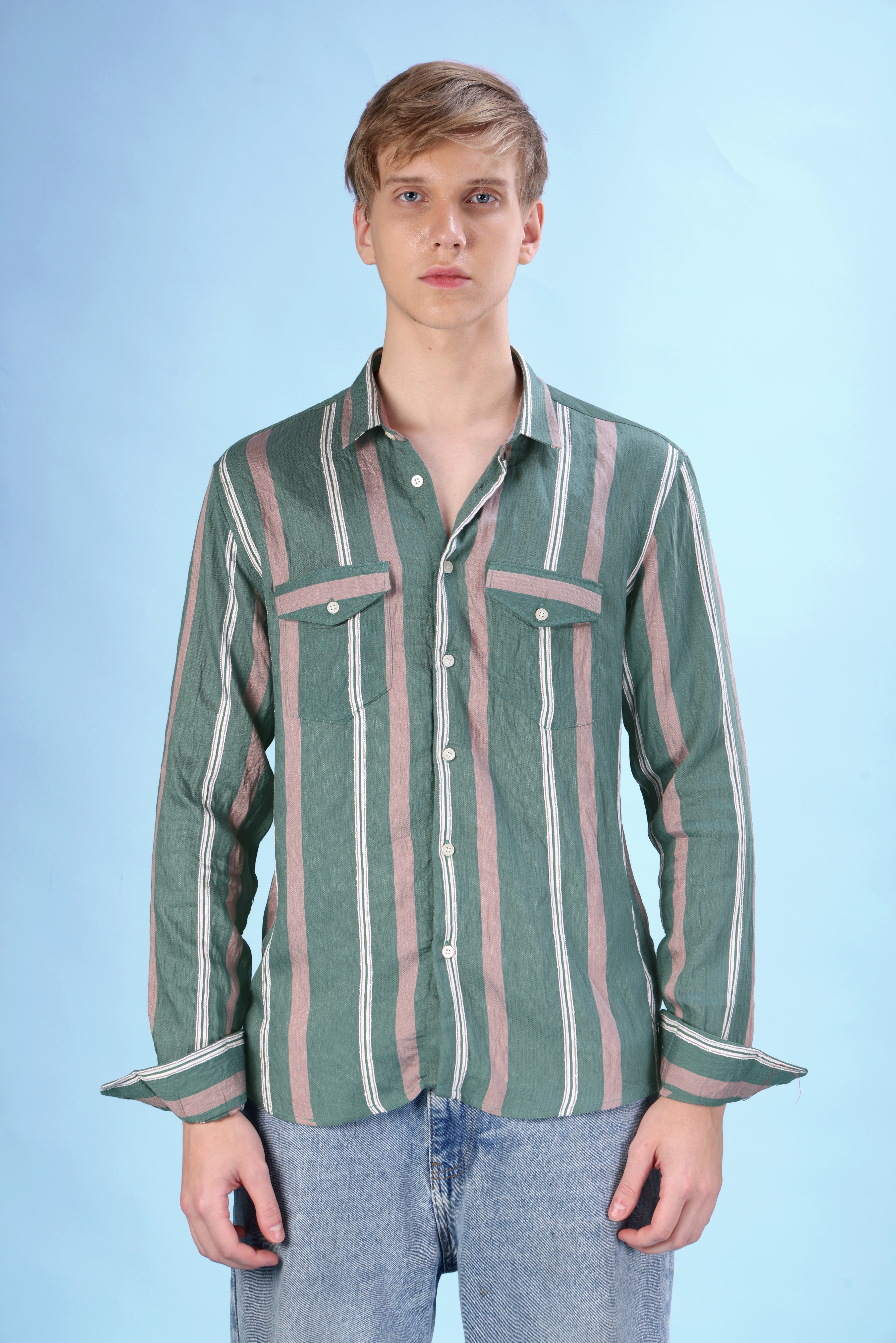 TWO POCKET SHAKET OVER SHIRT