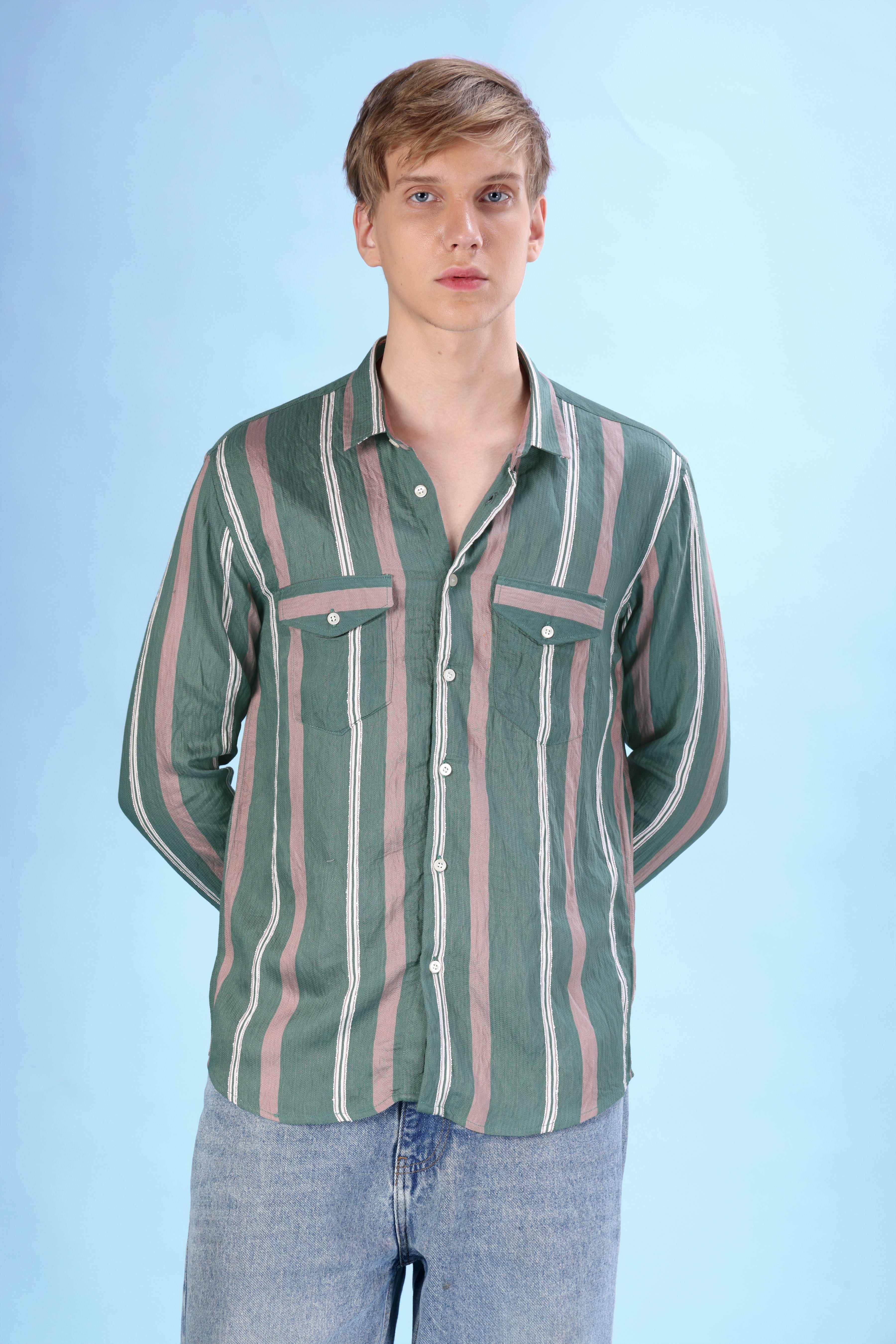 TWO POCKET SHAKET OVER SHIRT