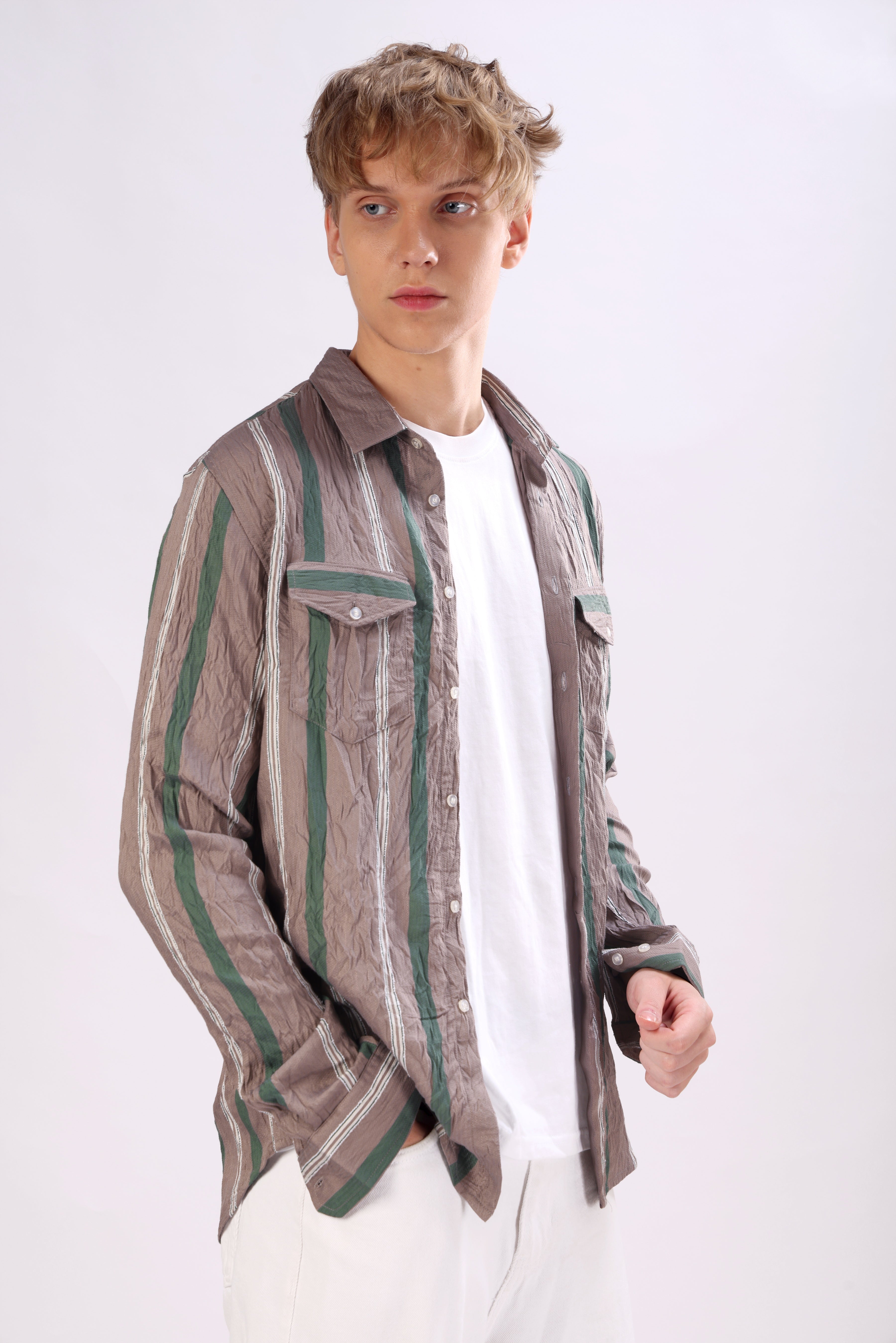 TWO POCKET SHAKET OVER SHIRT