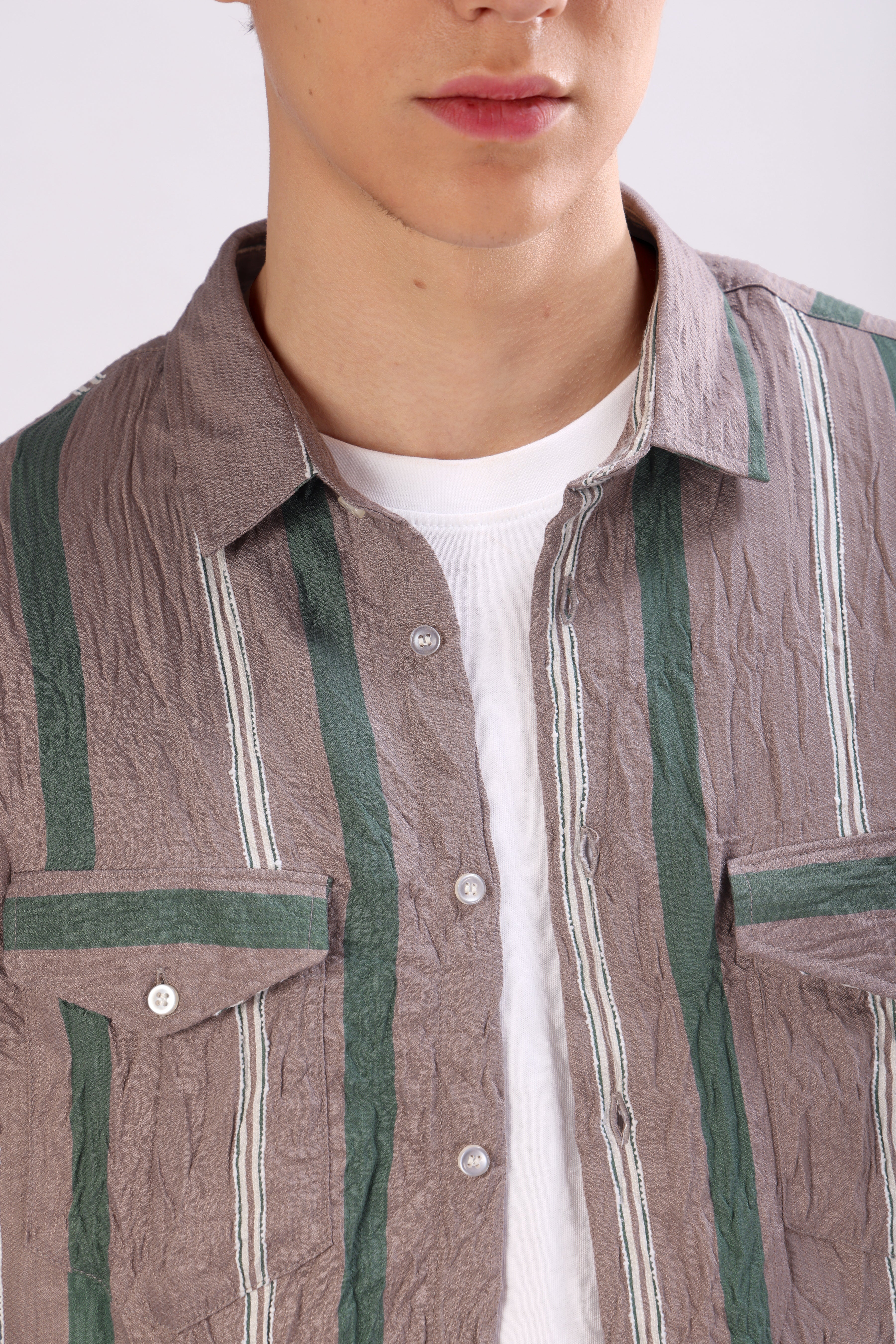 TWO POCKET SHAKET OVER SHIRT