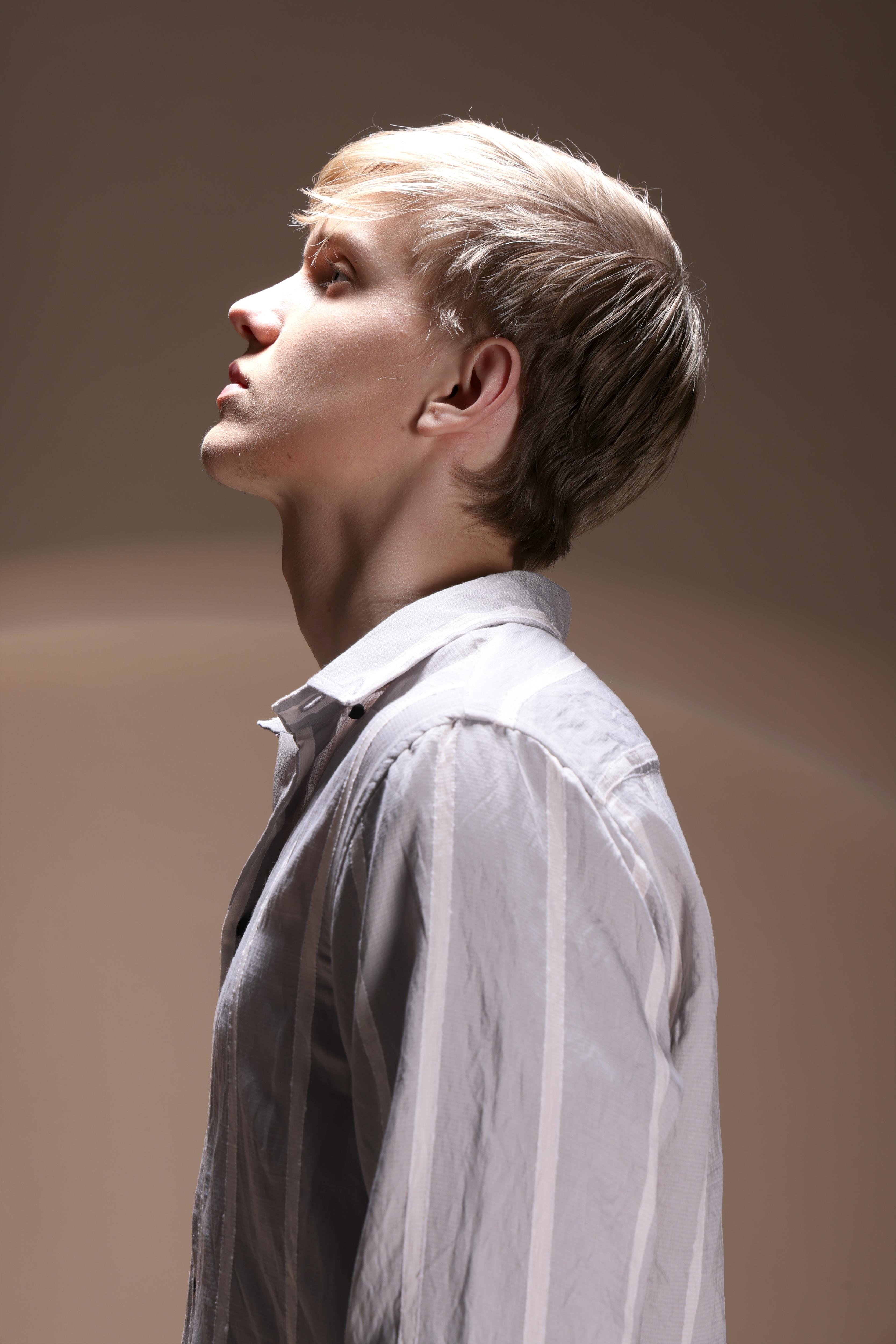 REGULAR FIT STRIPE NYLON SHIRT