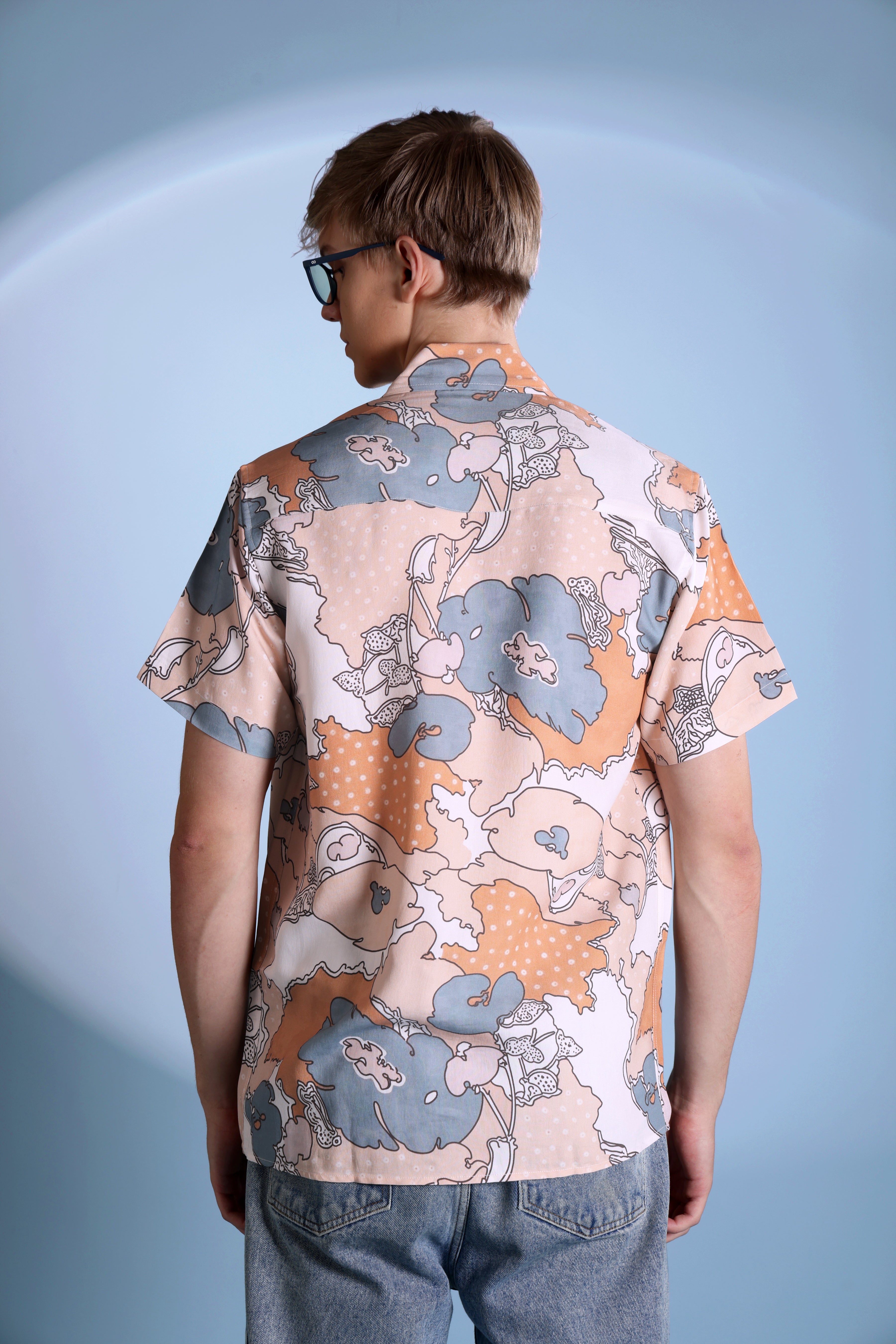 MULTI COLOUR PRINT VISCOSE RESORT SHIRT