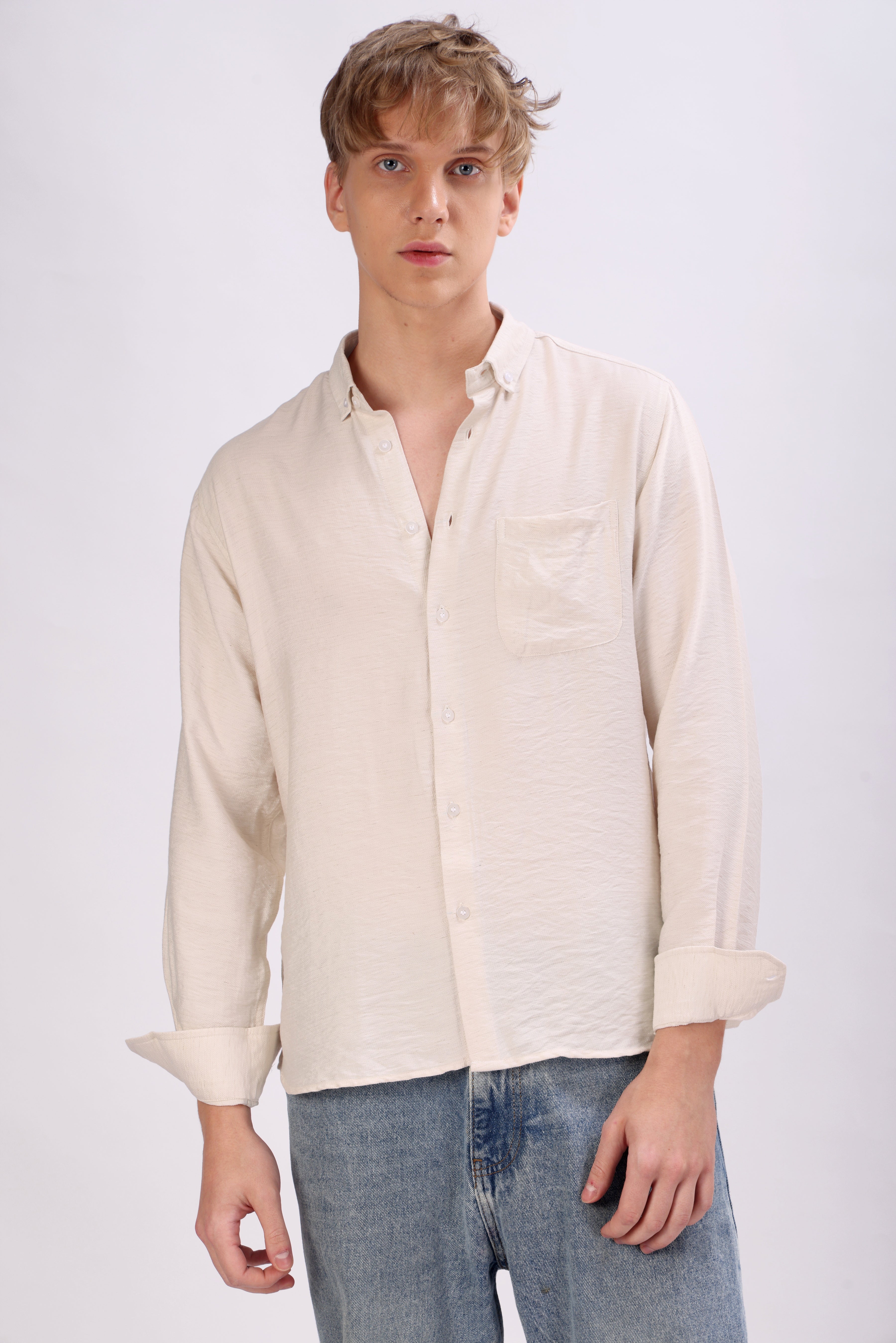 REGULAR FIT VISCOSE  RESORT SHIRT