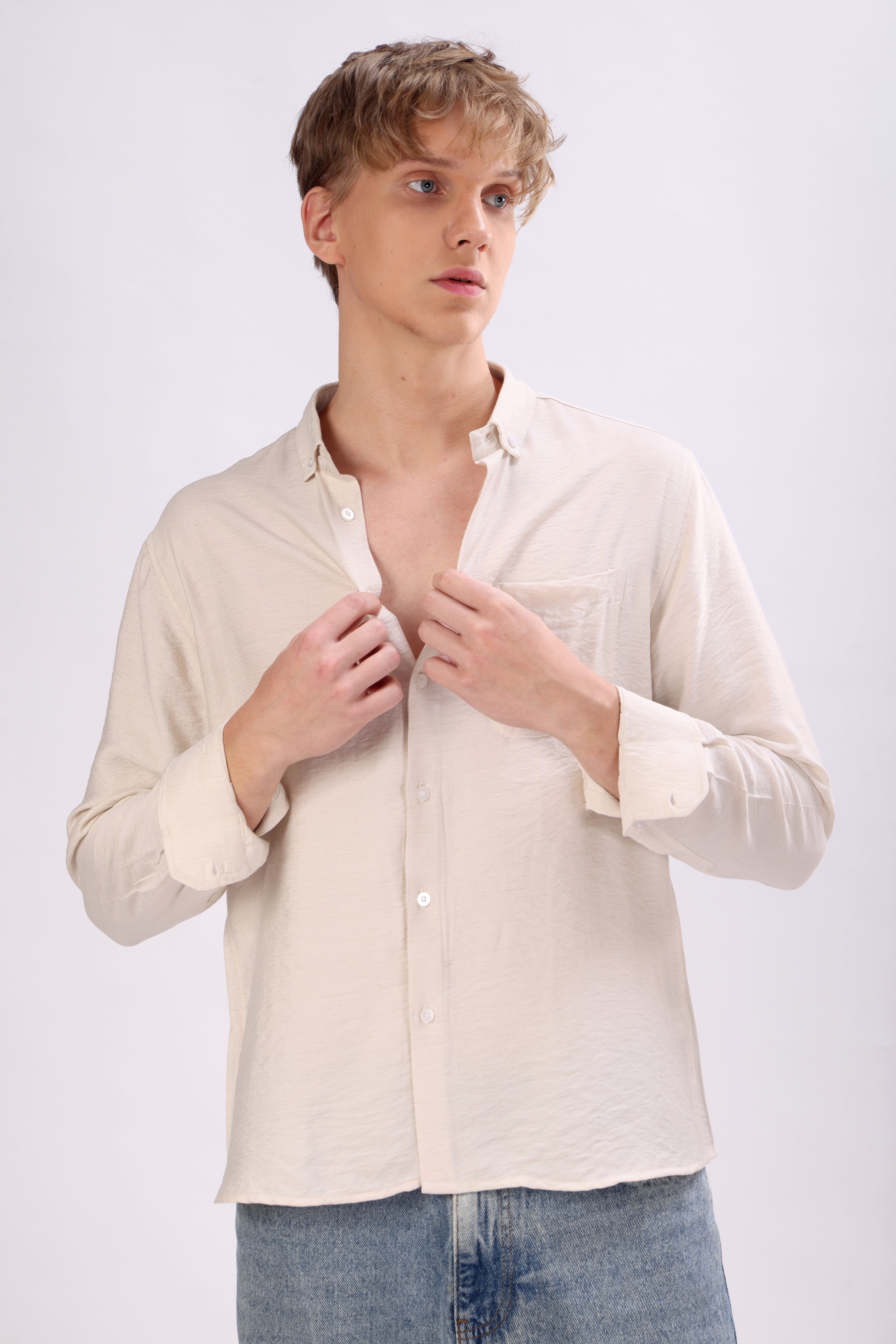 REGULAR FIT VISCOSE  RESORT SHIRT