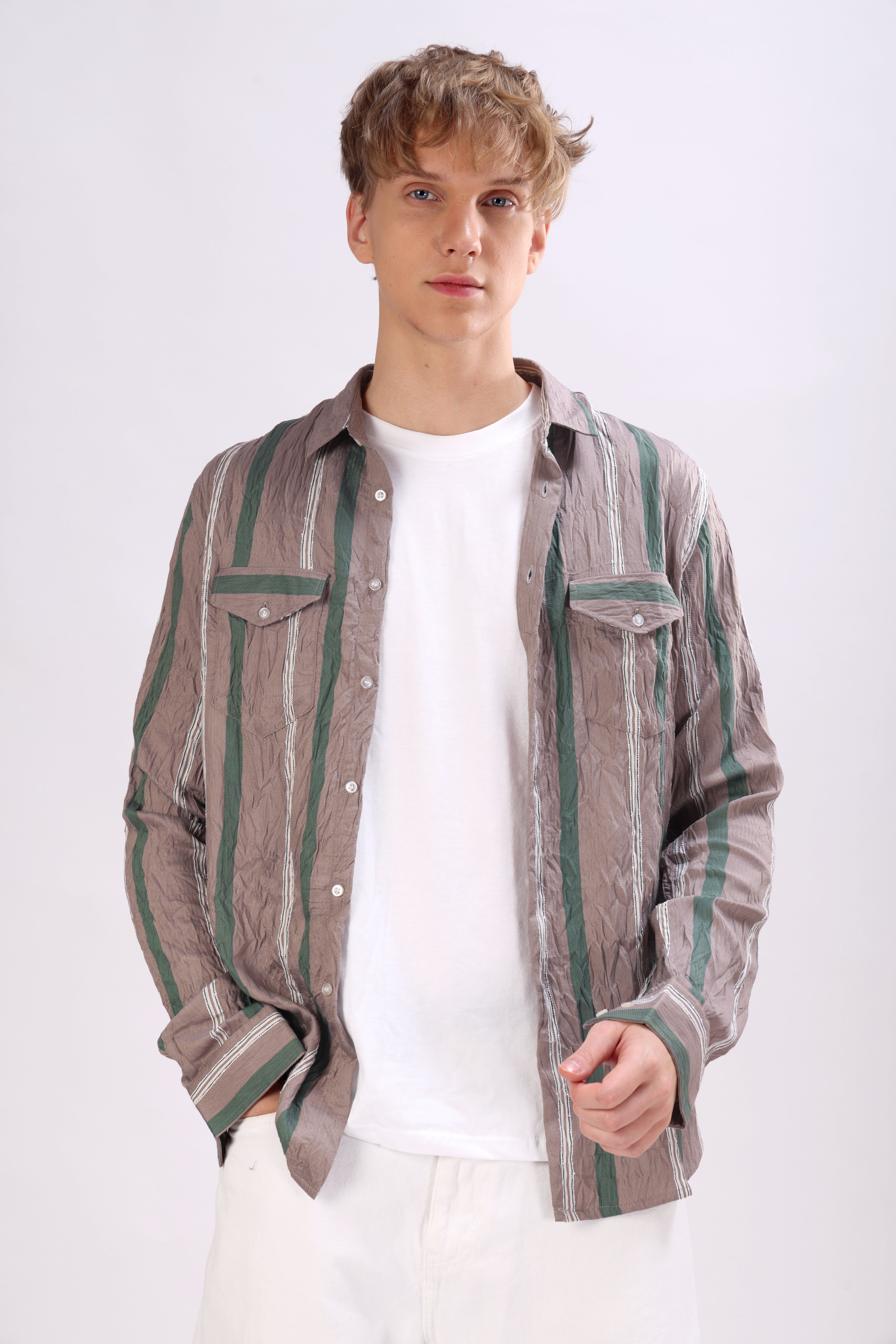 TWO POCKET SHAKET OVER SHIRT