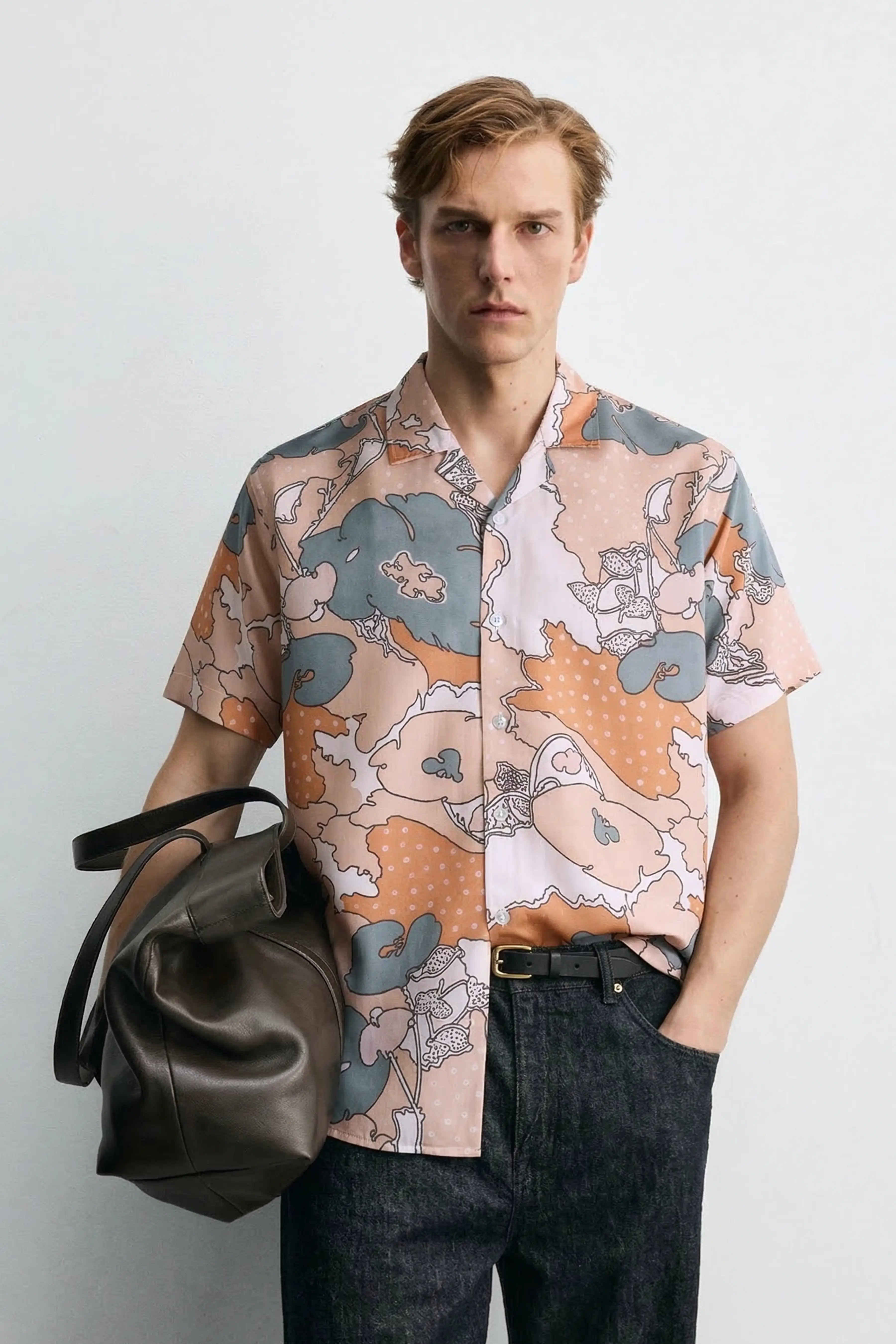 MULTI COLOUR PRINT VISCOSE RESORT SHIRT